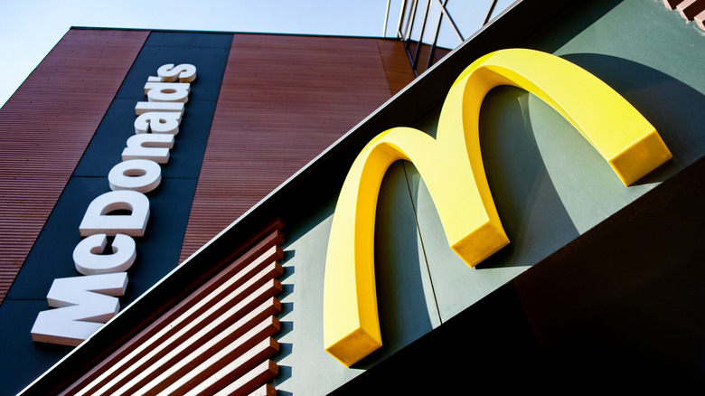 McDonald's sign and arches