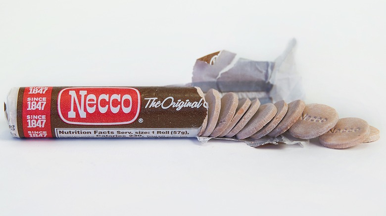 Necco chocolate roll