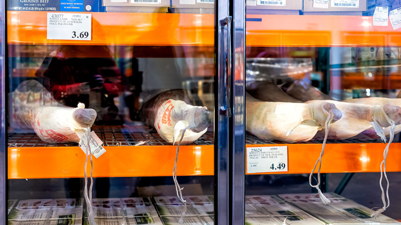 Costco halal lamb in freezer
