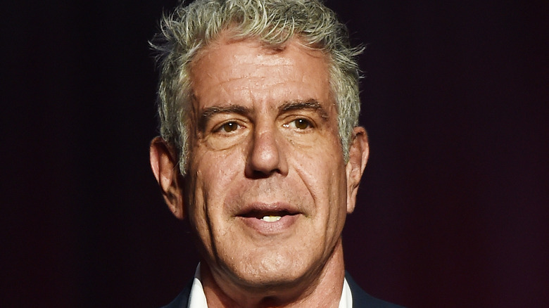 Anthony Bourdain close-up