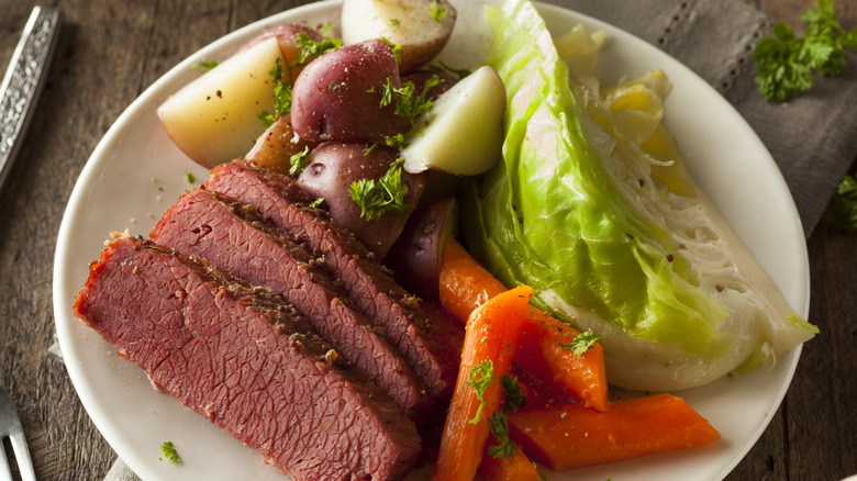 New England boiled dinner