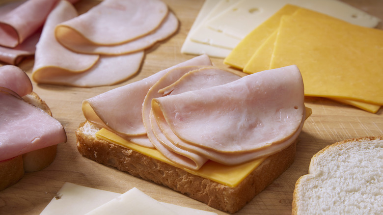 ham and cheese sandwich