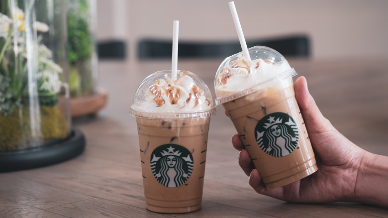 iced drinks from starbucks