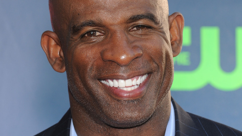 Deion Sanders smiling 