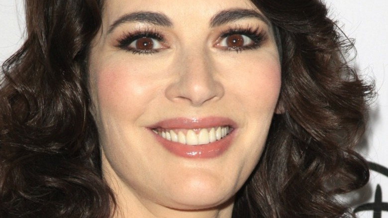 Nigella Lawson with wide smile