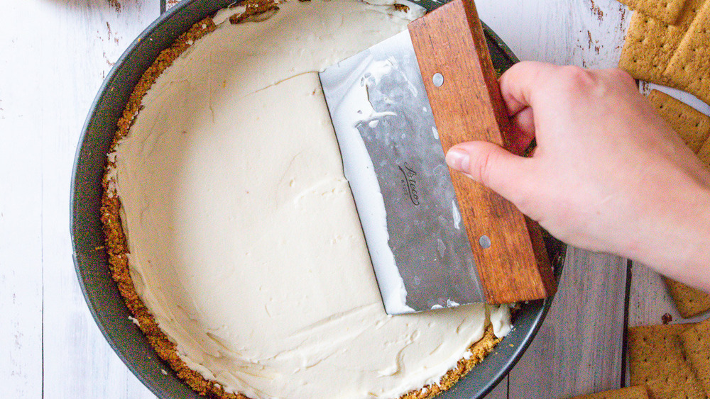 superficie liscia della cheesecake