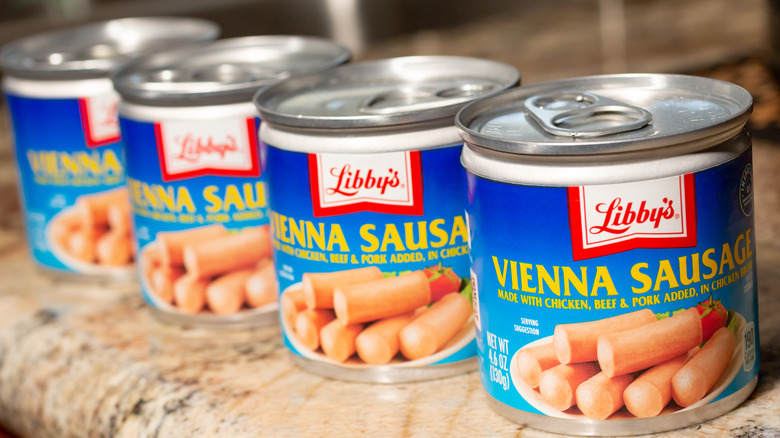 cans of vienna sausage