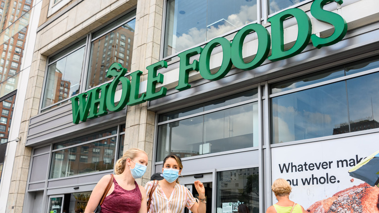 Whole Foods store sign