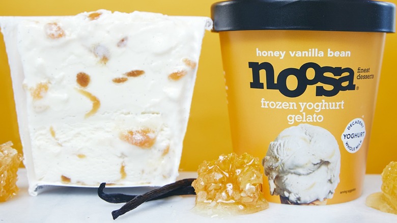 noosa honey vanilla bean frozen yogurt gelato