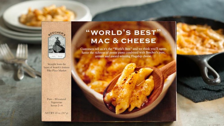 Box of Beecher's "World's Best" Mac & Cheese