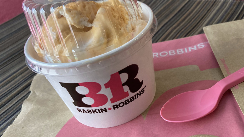 ice cream in cup