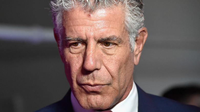 Anthony Bourdain close-up