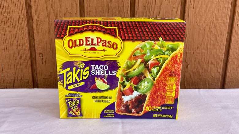 Box of Takis taco shells