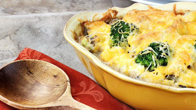cheesy broccoli rice casserole