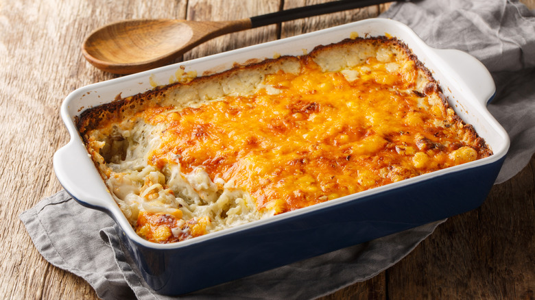 baking dish of casserole