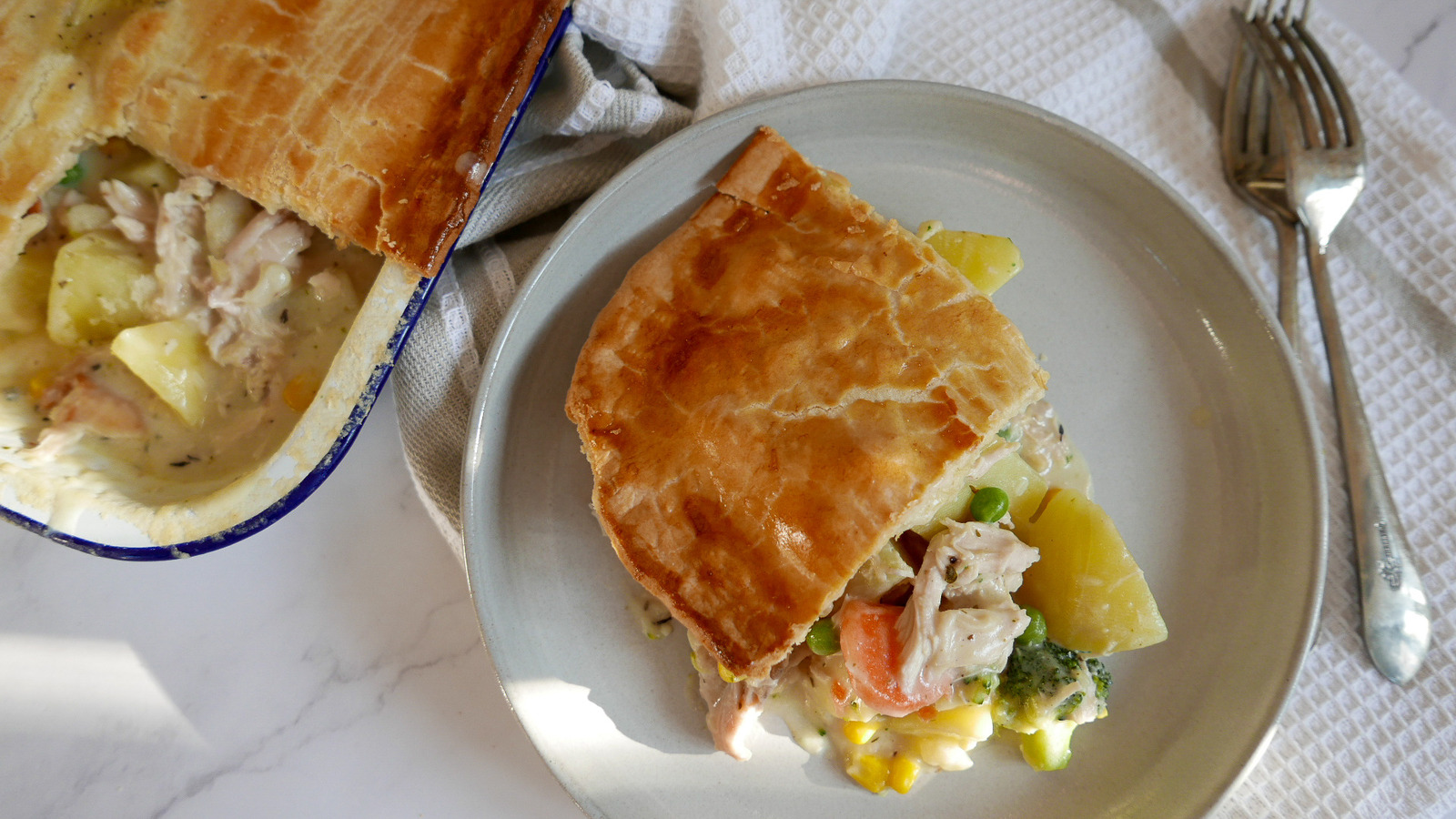 Old Fashioned Chicken Pot Pie Recipe - Mashed
