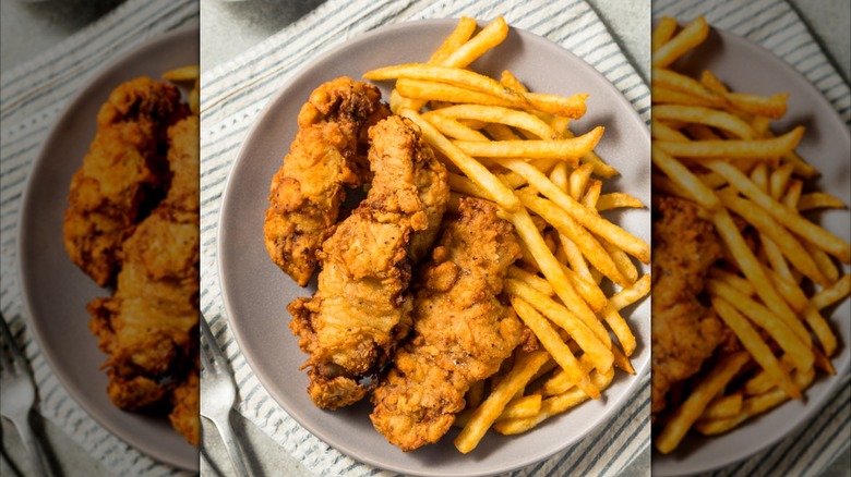 steak fingers and fries