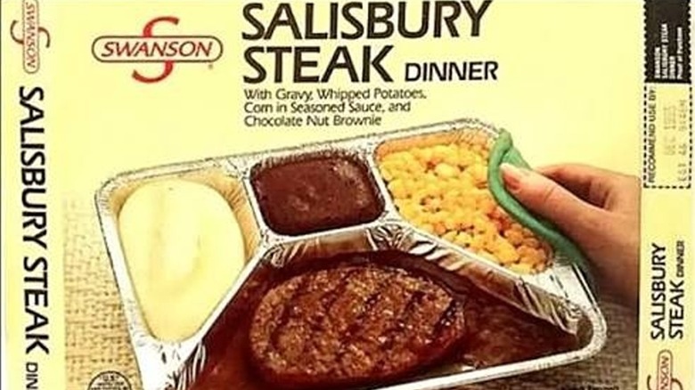 Swanson Salisbury Steak TV dinner