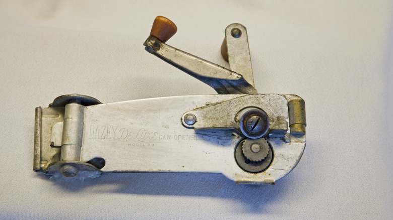 wall mounted can opener from 1960s