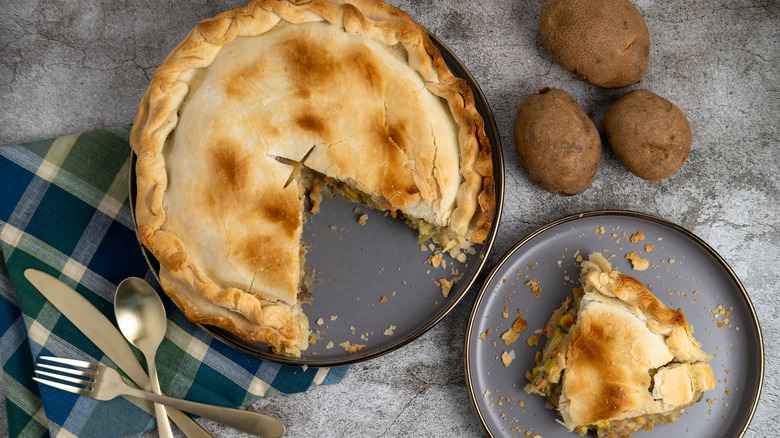 Lancashire butter pie