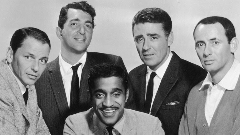 The Rat Pack: Frank Sinatra, Sammy Davis Jr., Peter Lawford, Joey Bishop, Dean Martin