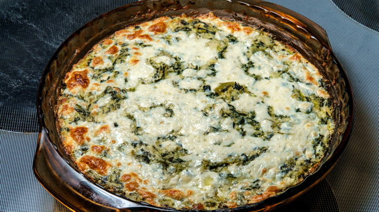 Spinach and artichoke casserole