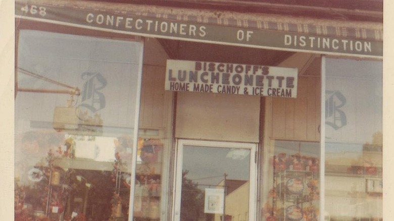 exterior of bischoff's luncheonette ice cream shop