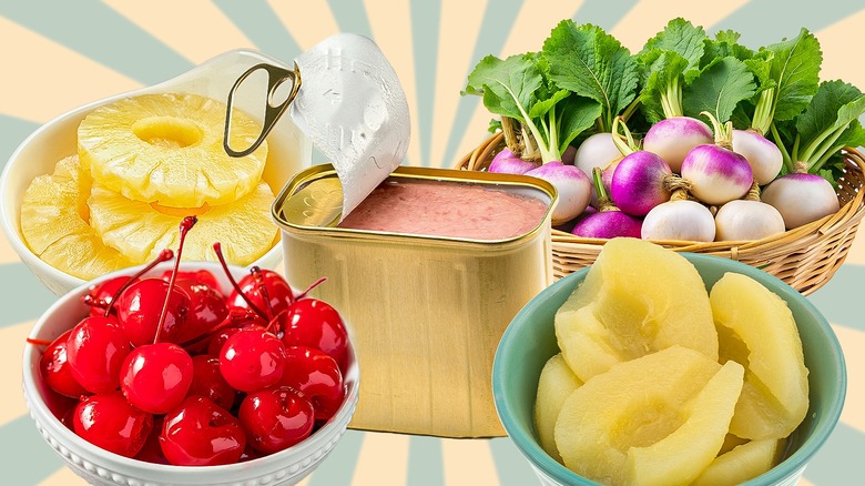 Selection of old school ingredients