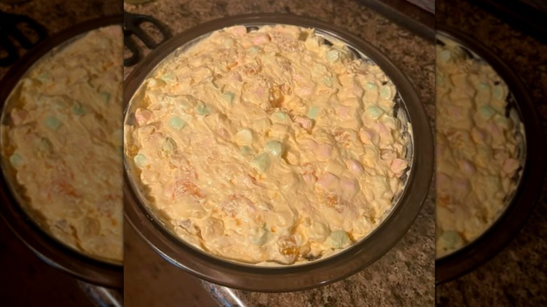 Orange sherbet Dreamsicle salad