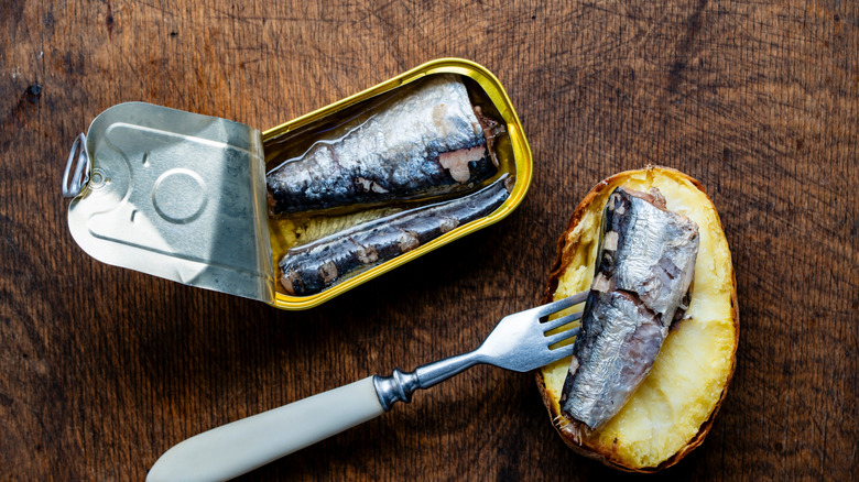 sardines in a can by toast