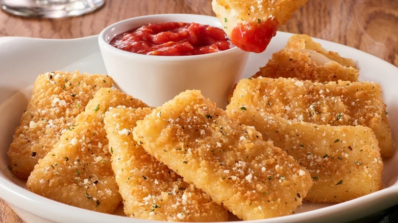 Fried Mozzarella with sauce