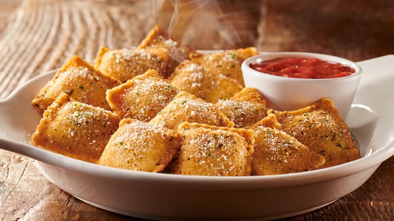 Toasted Ravioli with marinara sauce