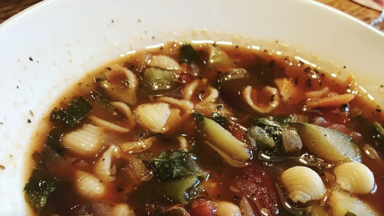 Minestrone soup from Olive Garden