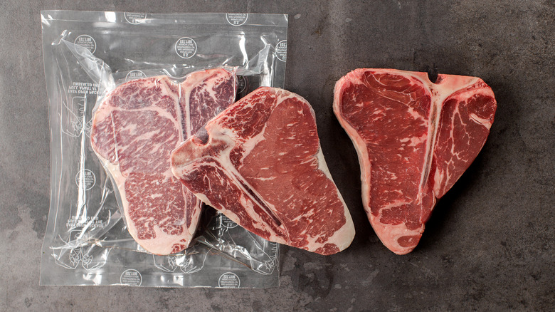 Omaha Steaks frozen Tbone steaks