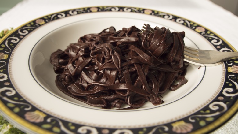Chocolate pasta