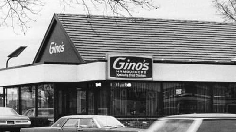 Exterior of Ginos Hamburgers