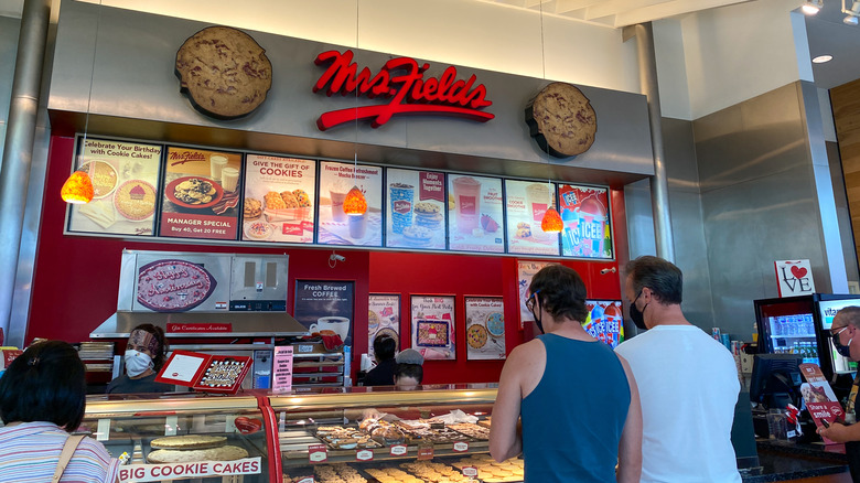 Mrs. Fields Cookies in food court