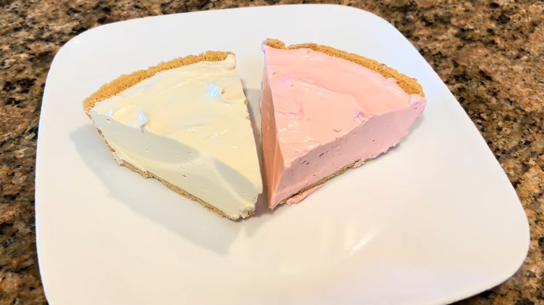 two flavors of Kool-Aid pie