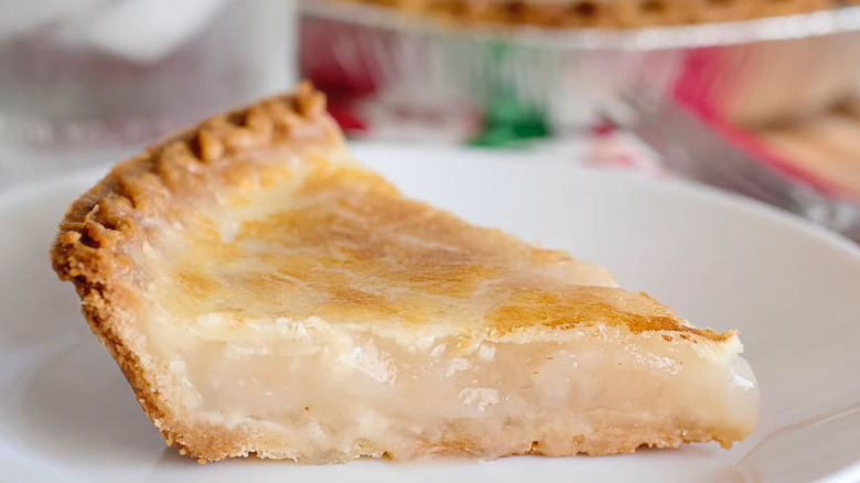 Poor Man's water pie slice