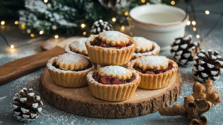 cute pile of mincemeat pies