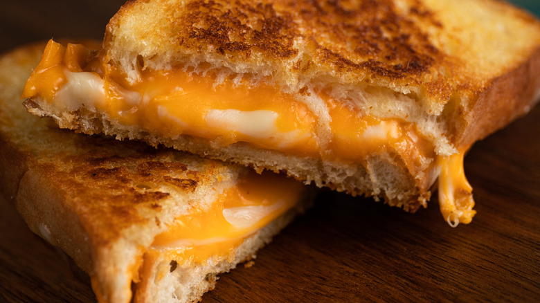 Grilled cheese sandwiches