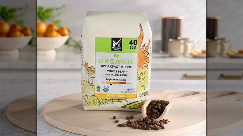 Member's Mark organic breakfast blend whole-bean coffee from Sam's Club