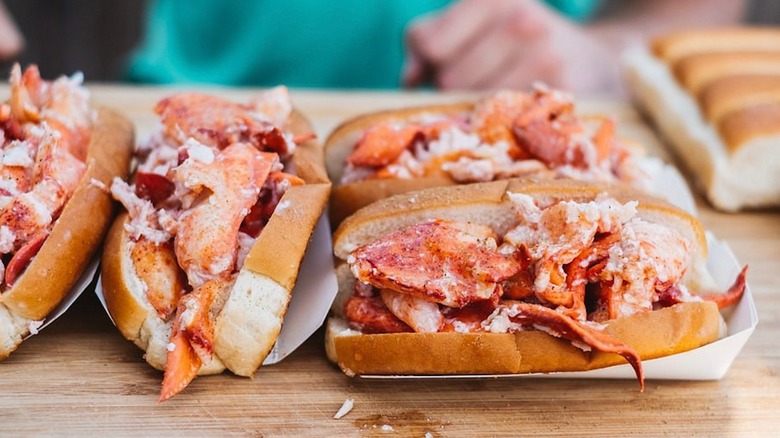 Lobster rolls from Luke's Lobster