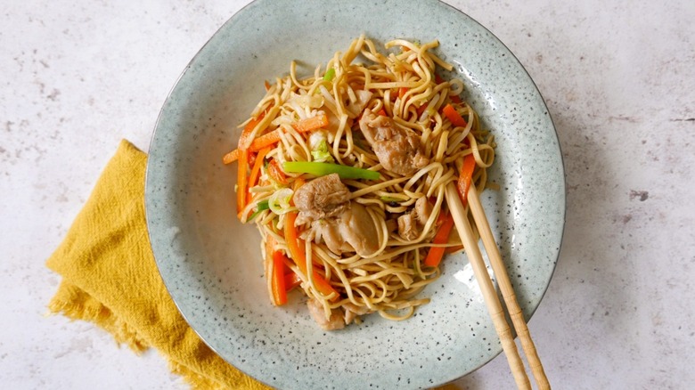 plate of Chow Mein