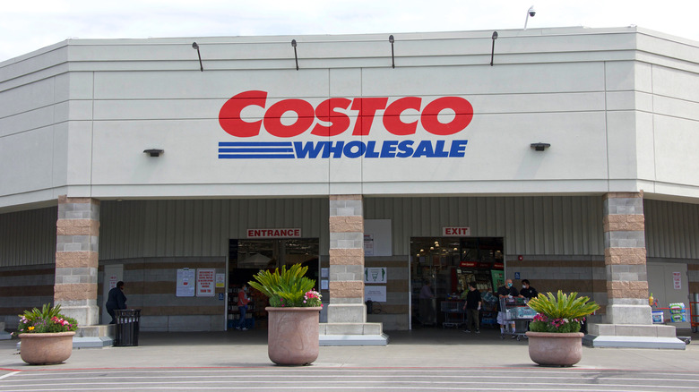 The outside of a Costco building