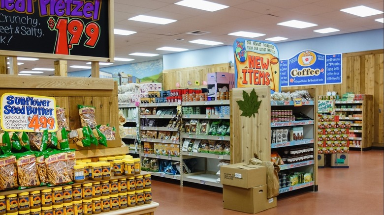 Aisles at a Trader Joe's