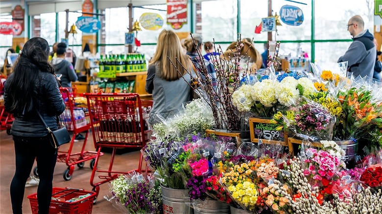 Trader Joe's floral selection