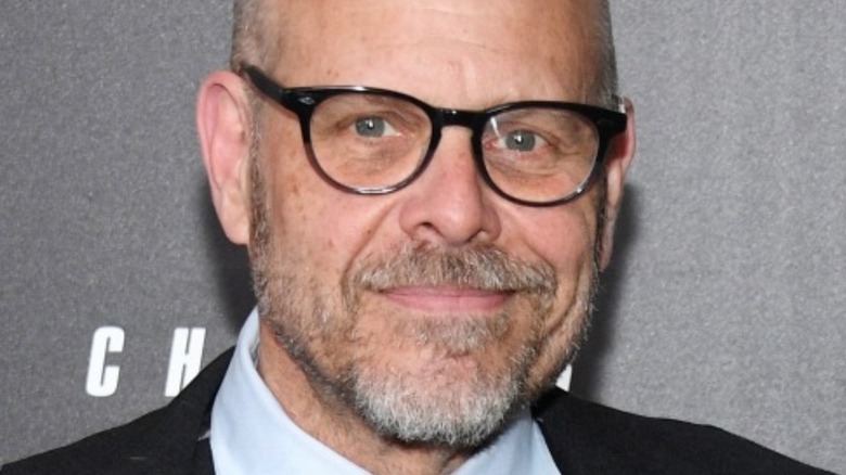 Alton Brown smirking 