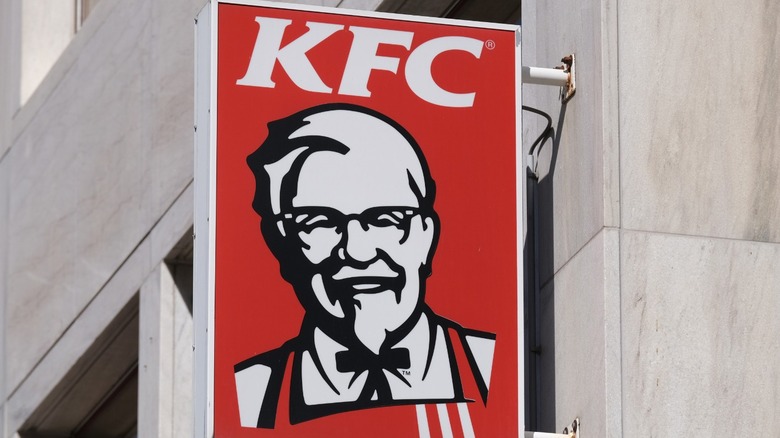 KFC sign on building exterior