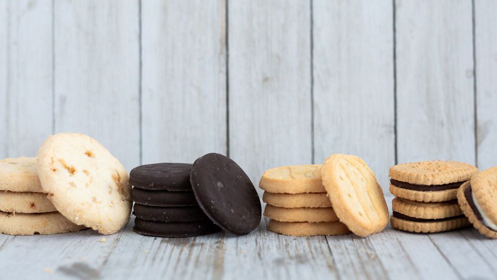 Assortment of Girl Scout cookies